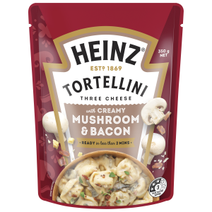  Heinz® Tortellini Three Cheese with Creamy Mushroom & Bacon 350g 