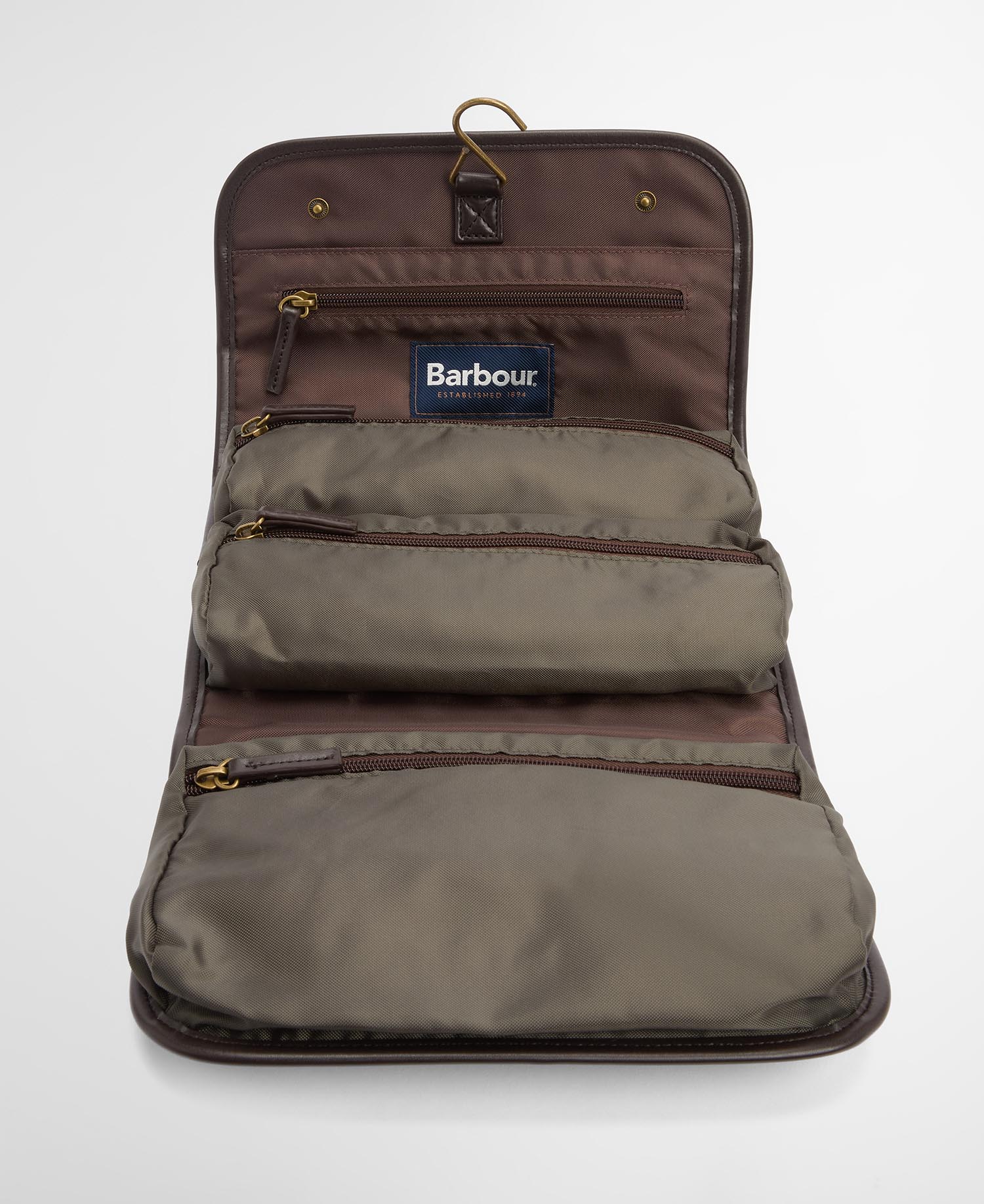 Waxed Hanging Washbag image number 5