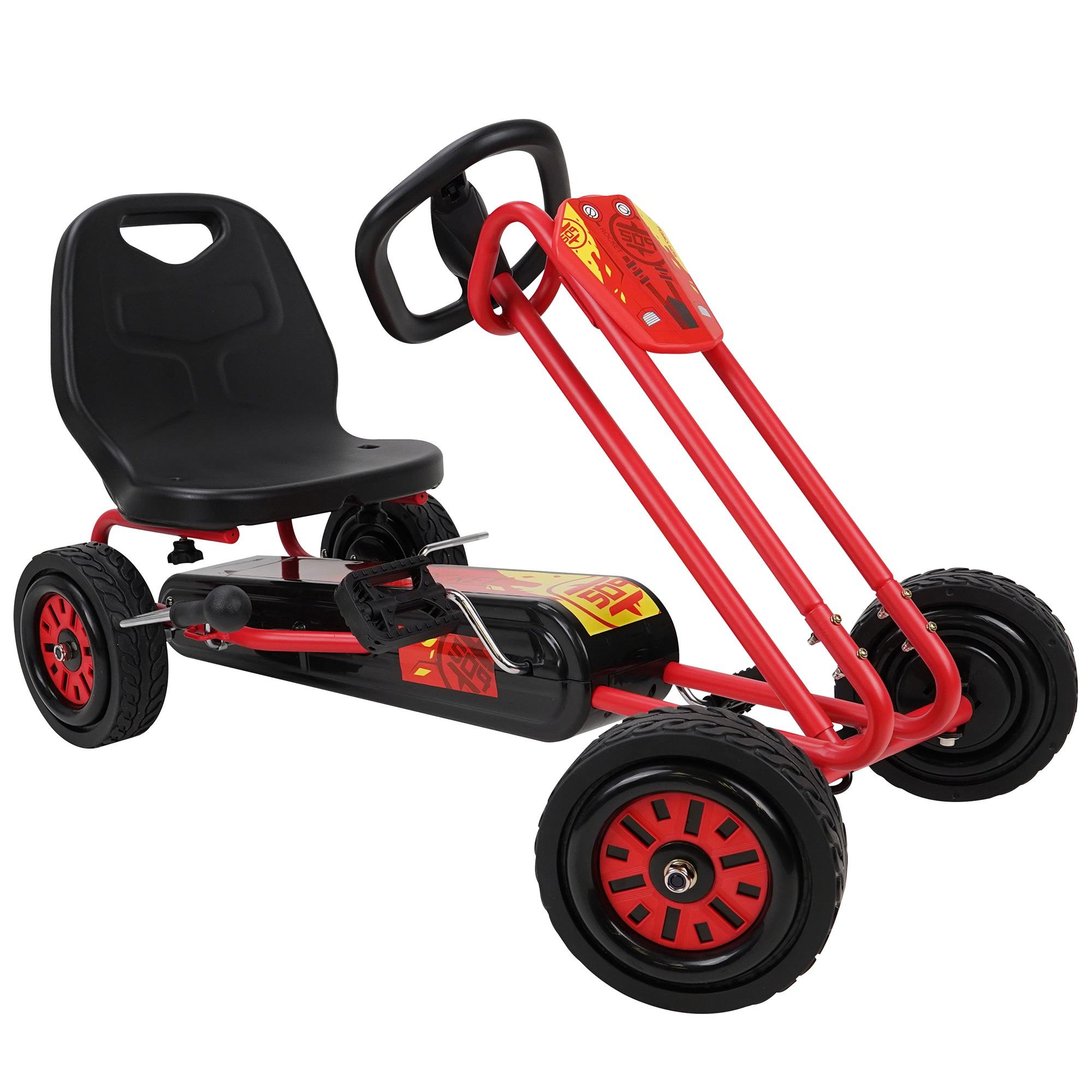 Rocket Pedal Go Kart - Red