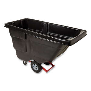 Rubbermaid Commercial, Utility Duty, Tilt Truck, 13.5 cu ft, Black