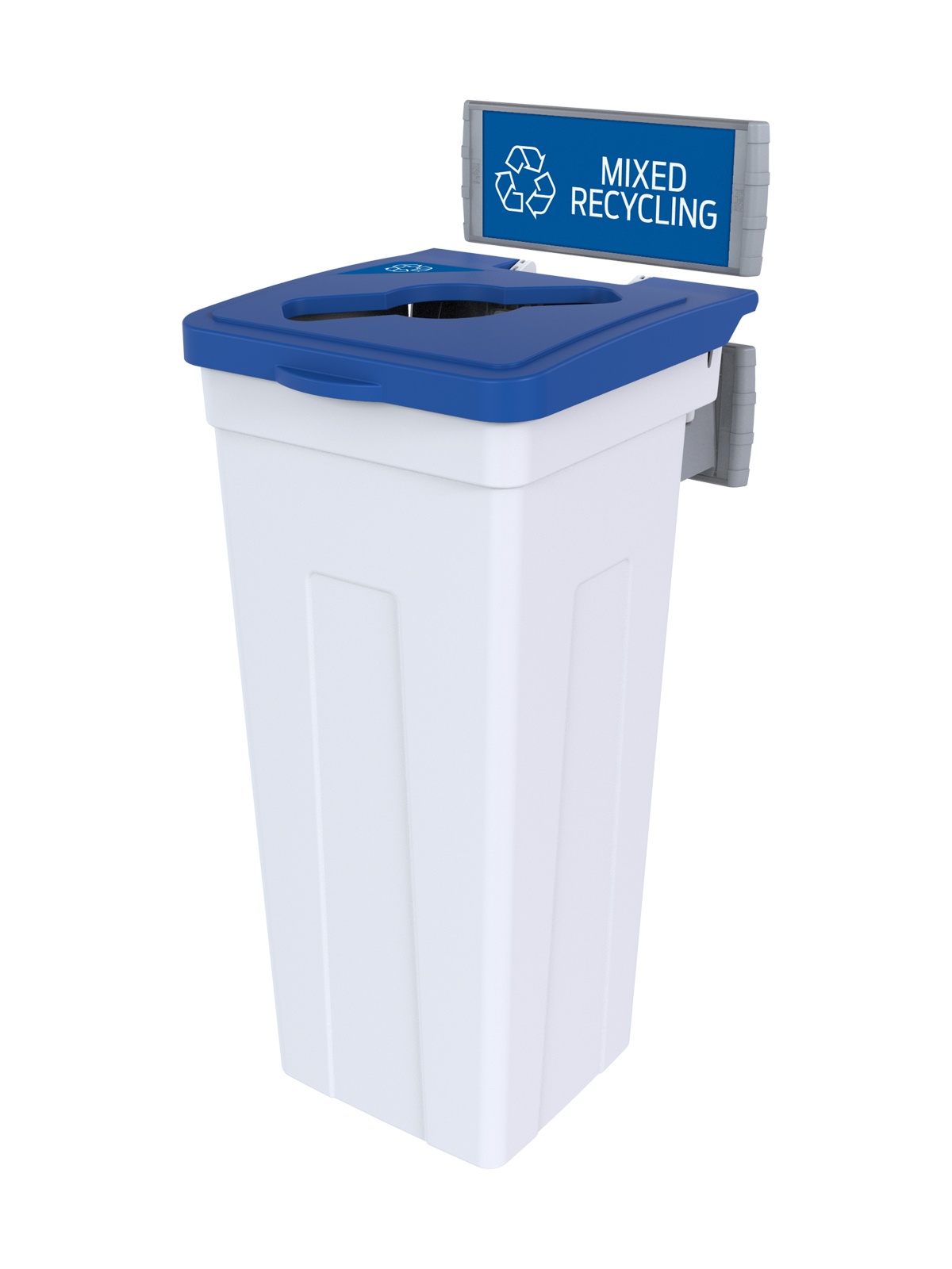 RISE – Single – Kit – Mixed Recycling – Mixed – White-Blue