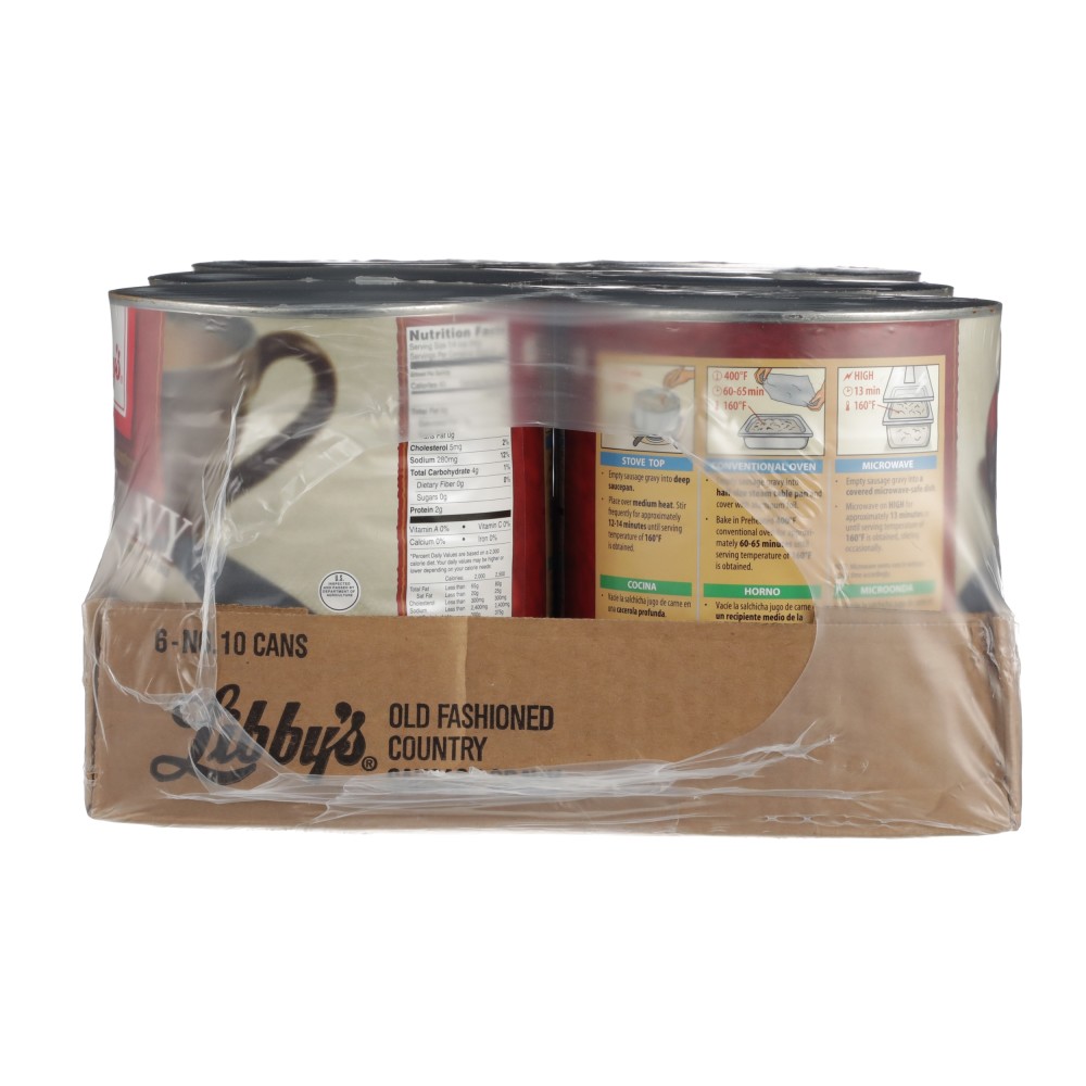 LIBBYS Sausage Gravy 6/ 106 oz. Can Conagra Foodservice