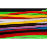 Charles Leonard Chenille Stem Class Pack, 6mm x 12", Assorted Colors, Box of 1000 CHL65610