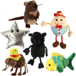 Finger Puppets: Nursery Rhymes, Set of 6