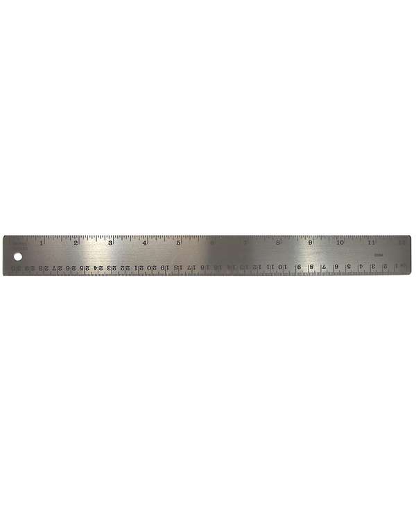 Stainless Rulers, 12"/30cm