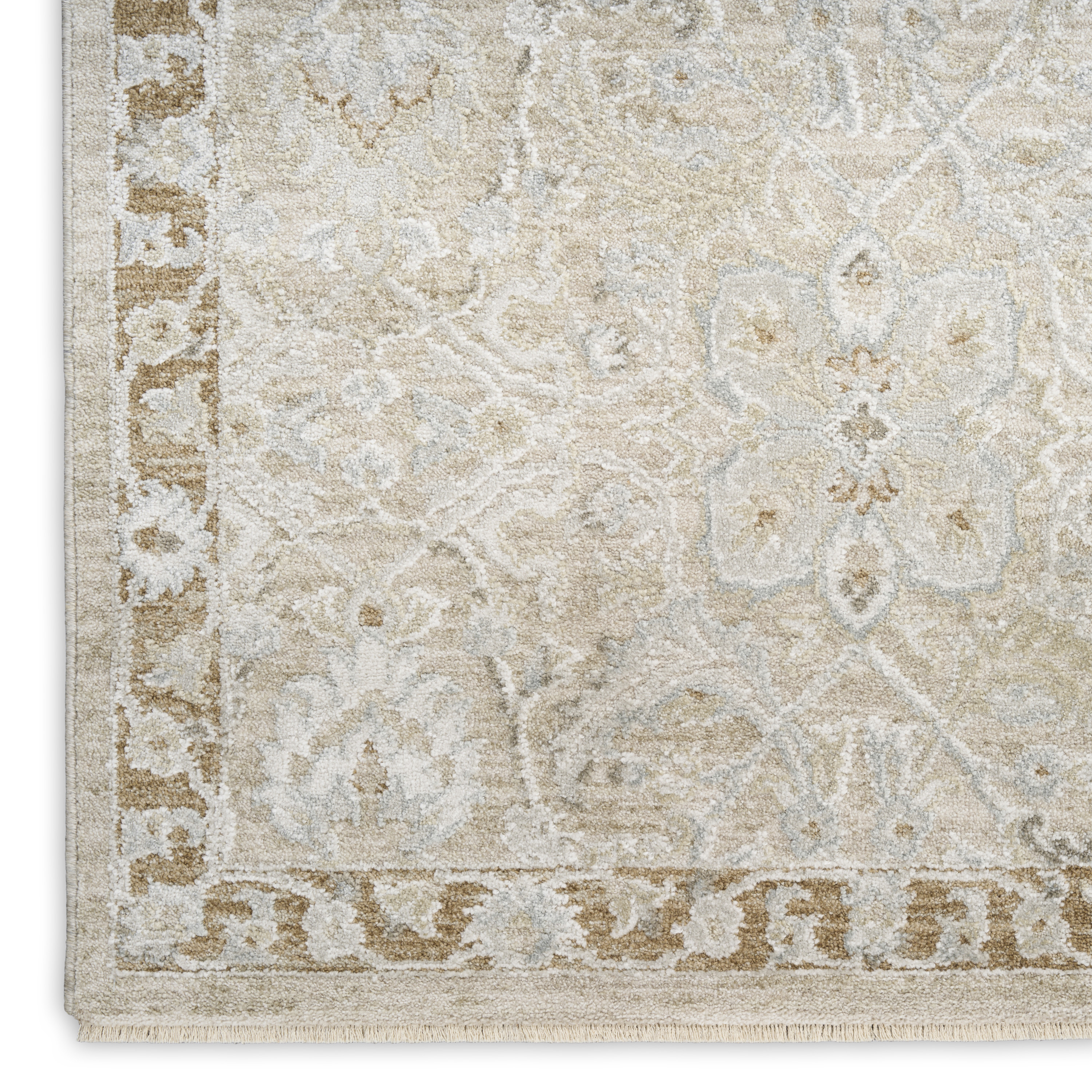 Nourison Envy 9'3" x 12'7" Taupe Vintage Indoor Rug