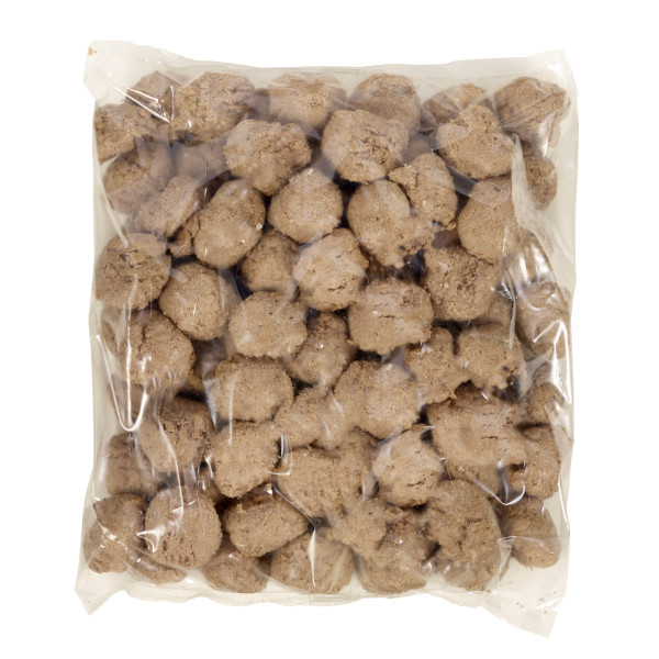 JENNIE-O(r) Homestyle Turkey Meatballs, Fully Cooked, 2/5lb . C1CB - Front Center Inner Pack (Hi Res)