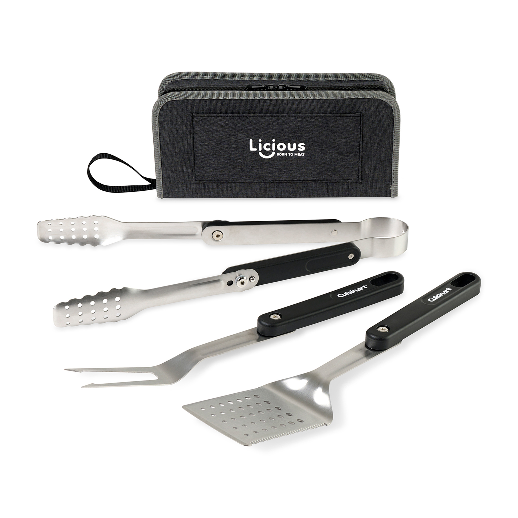 Cuisinart Outdoors® 4-Piece Folding Grill Tool Set-Cuisinart Outdoors