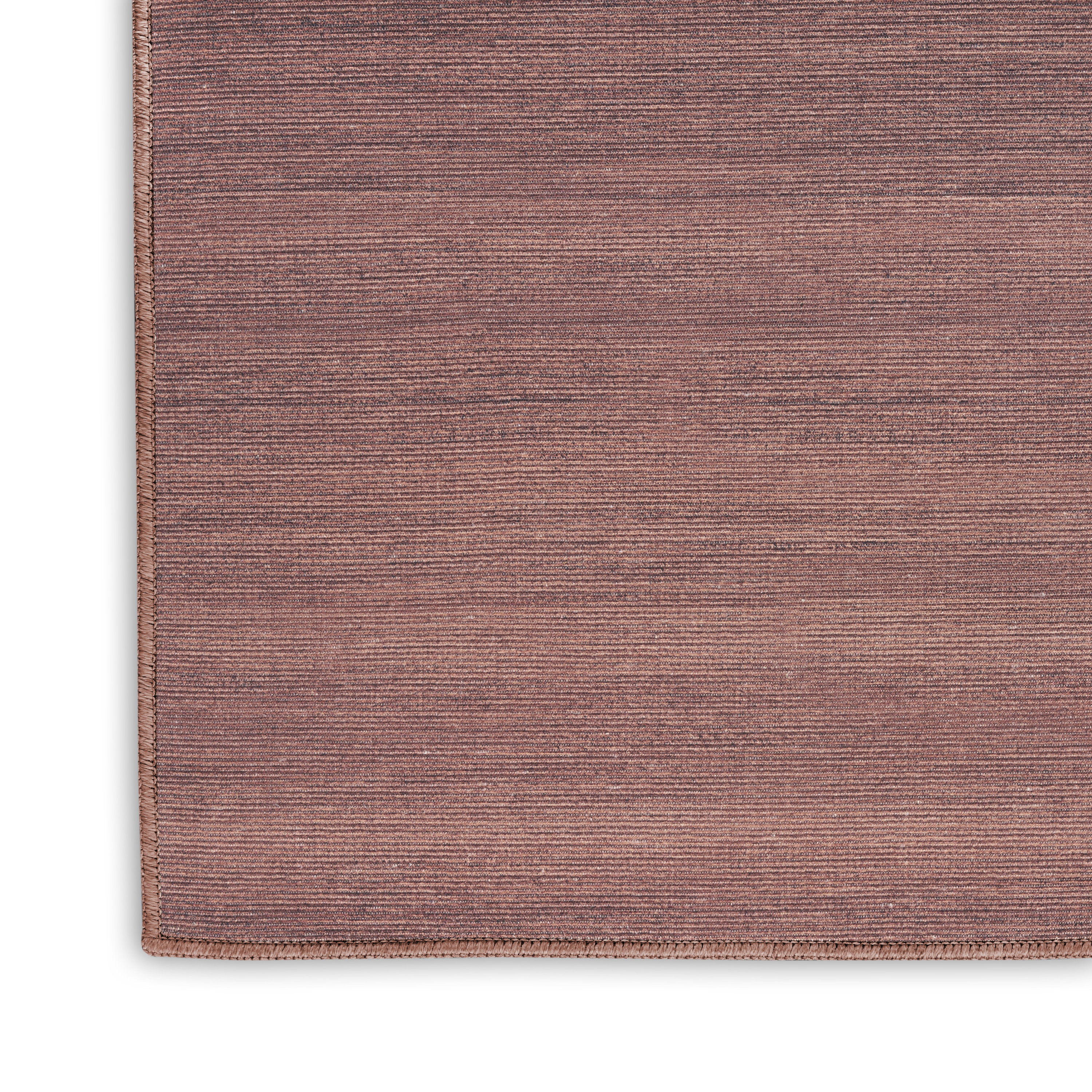 Nourison Washable Essentials 7'10" x 9'10" Mocha Modern Indoor Rug