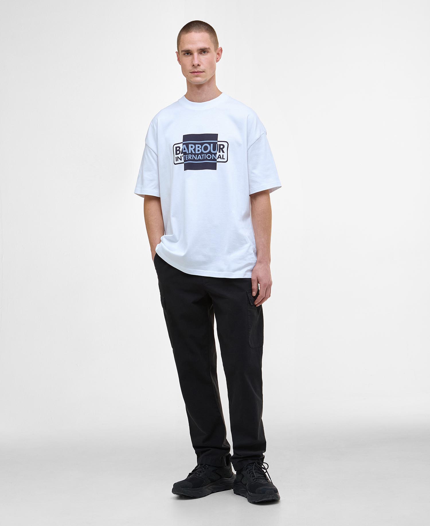 Divide Oversized Graphic T-Shirt image number 1