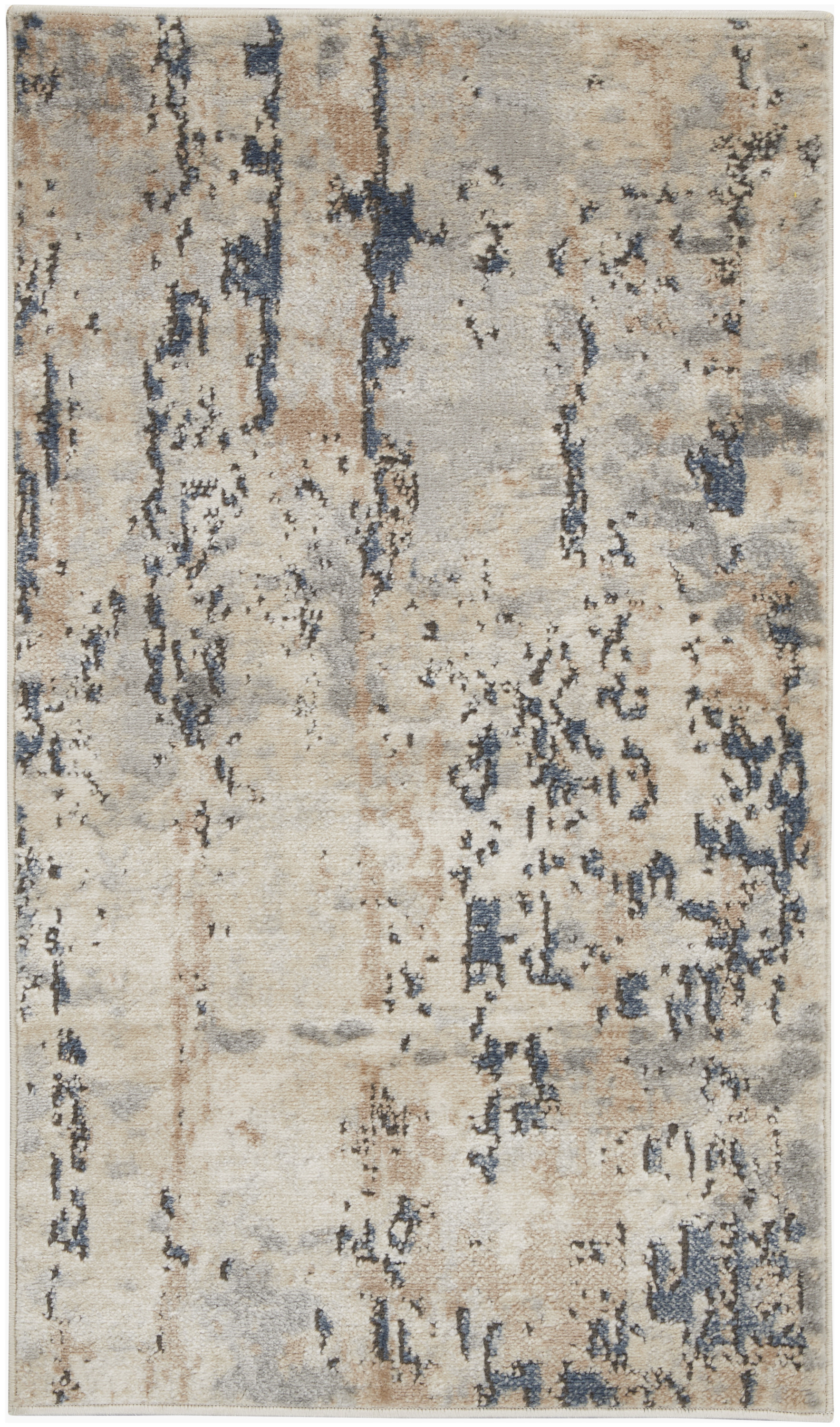 Nourison Quarry 2'2" x 3'9" Beige Grey Modern Indoor Rug