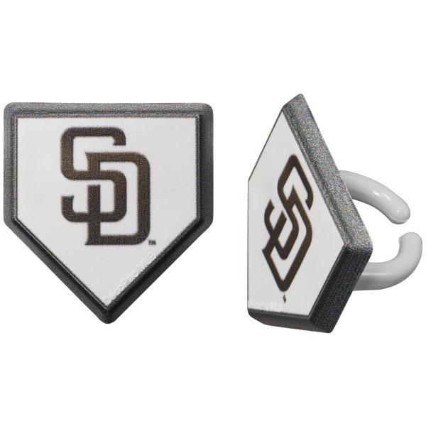 MLB® Home Plate Team Logo Cupcake Rings