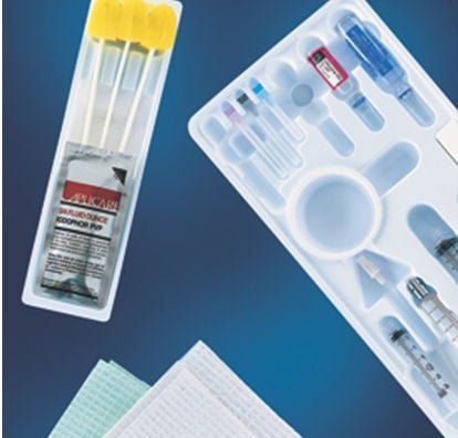 Avanos Medical Sales LLC UNIVERSAL BLOCK TRAY, 10%PVP W/EXT 7" (10/CS)