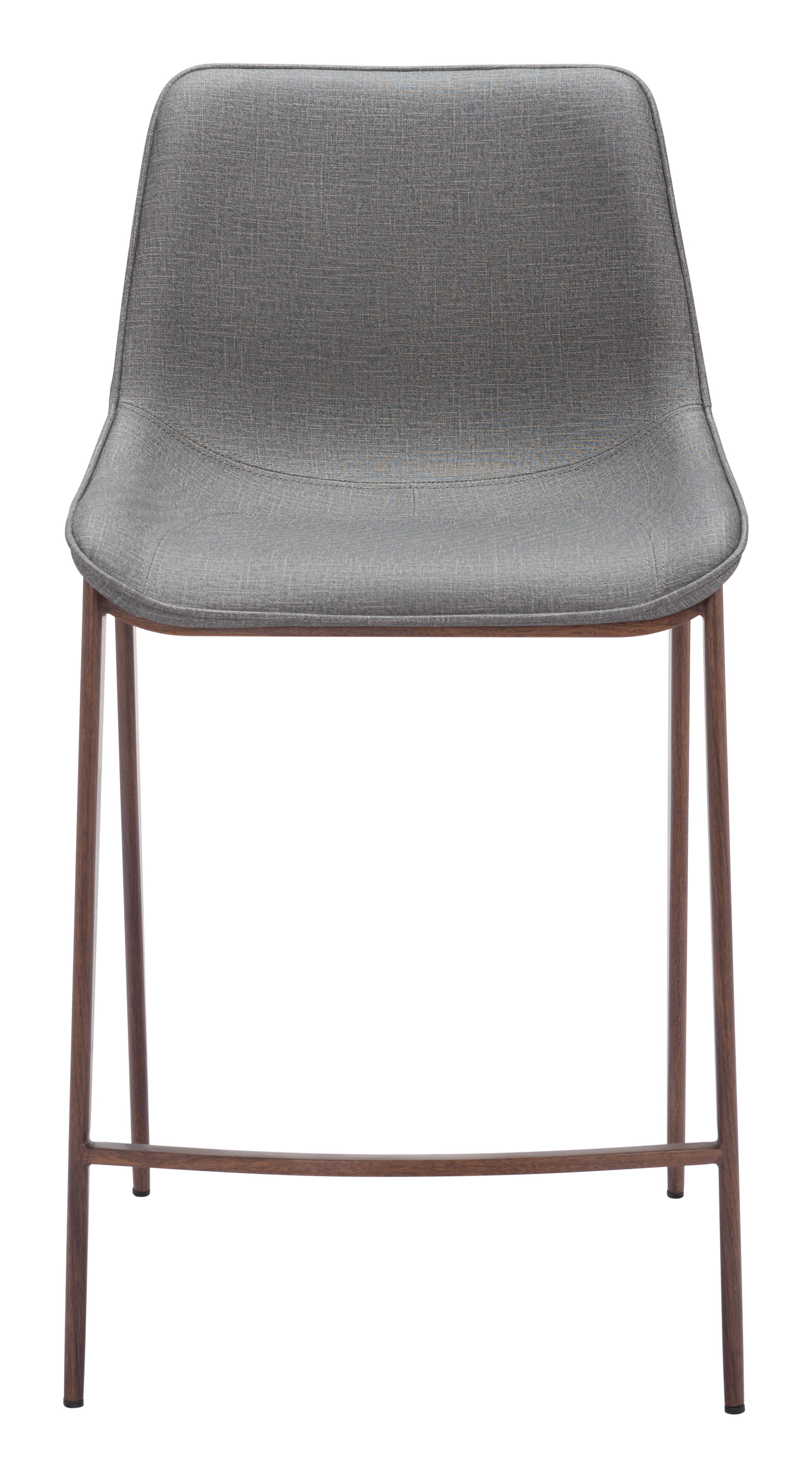 Magnus Counter Stool (Set of 2) Slate Gray & Walnut product image