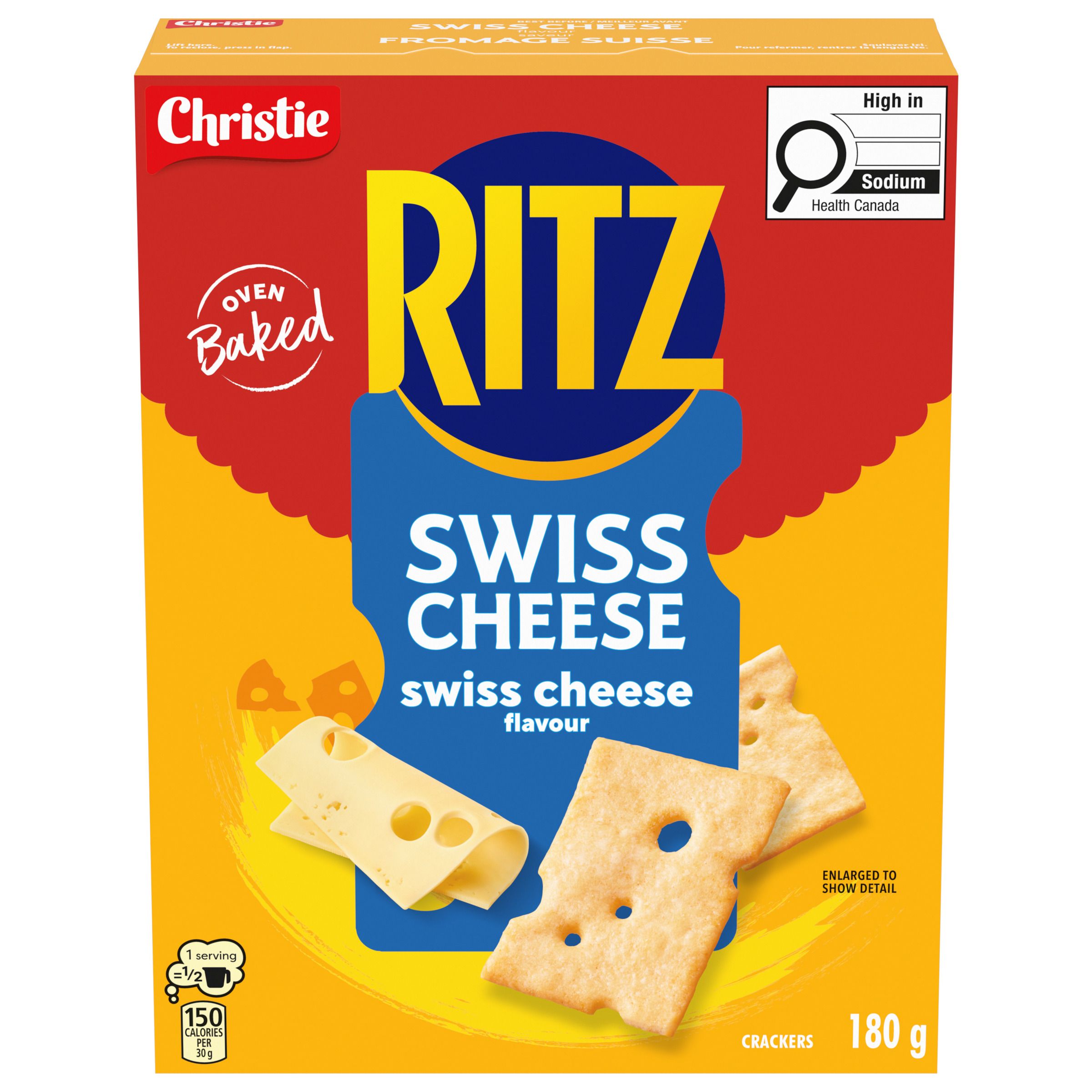 RITZ Swiss Cheese Crackers 180 g-thumbnail-0