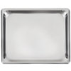 Half-size ¾-inch-deep Super Pan V® stainless steel steam table pan