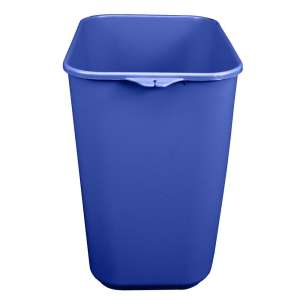 Impact, Soft-Sided Recycling Bin, 10.25 gal, Polyethylene, Blue, Rectangle, Receptacle
