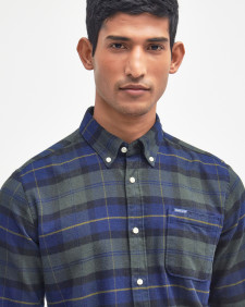 Kyeloch Tailored Long-Sleeved Shirt Olive Night