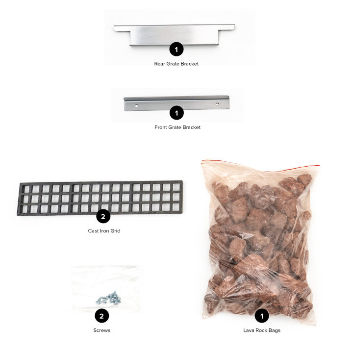 Lava Rock Kit for the 12-inch medium-duty gas charbroiler