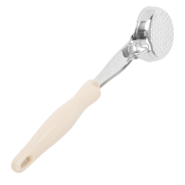 3-ounce one-piece heavy-duty perforated round Spoodle® utensil with ivory nylon handle