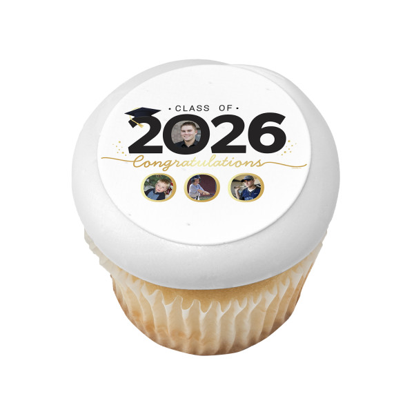 2026 Graduate Multi-Photo PhotoCake® Edible Image® Frame