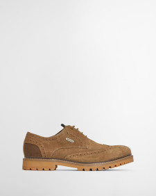 Marble Brogues Taupe Suede