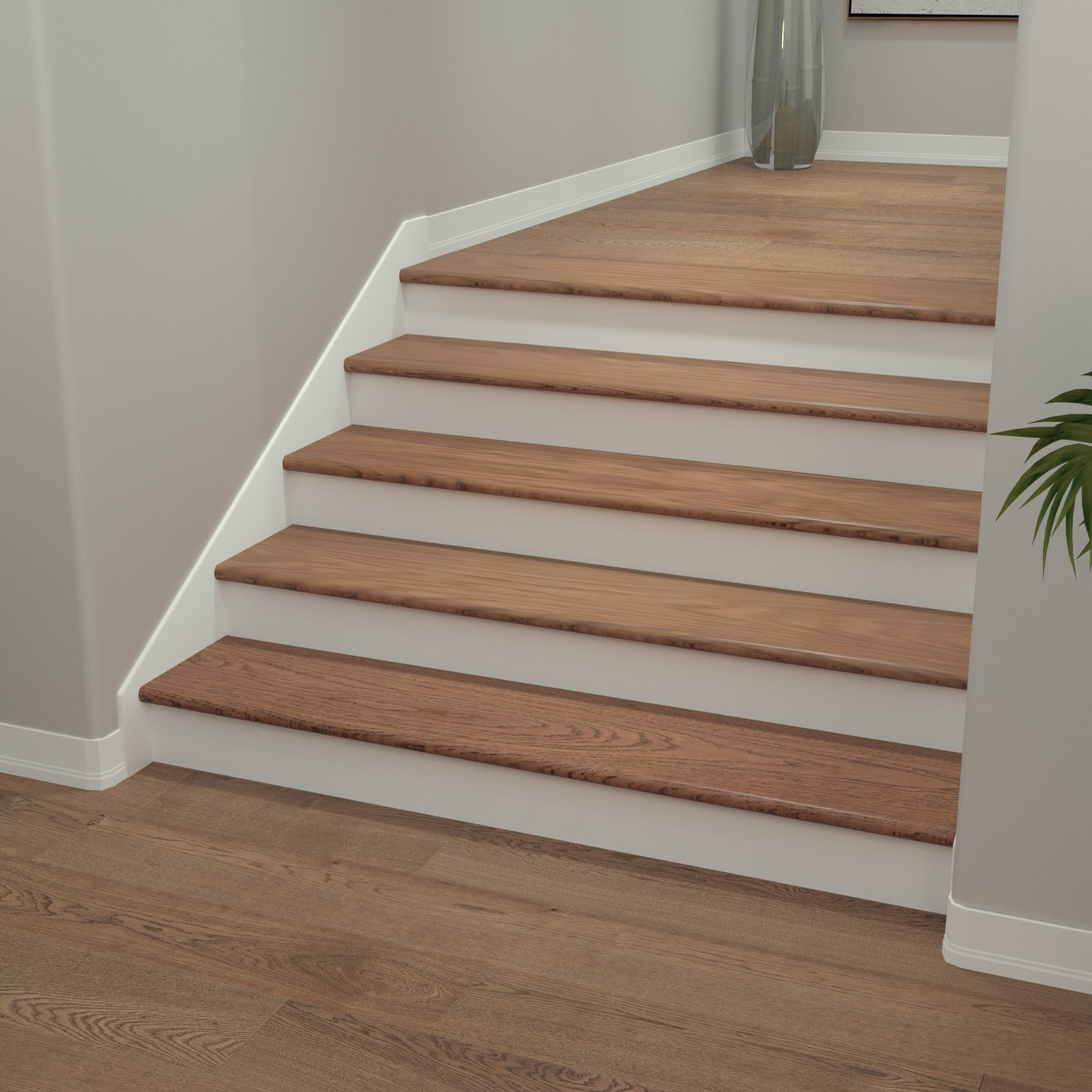 Carneros Oak Cali Hardwoods Stair Tread view 1