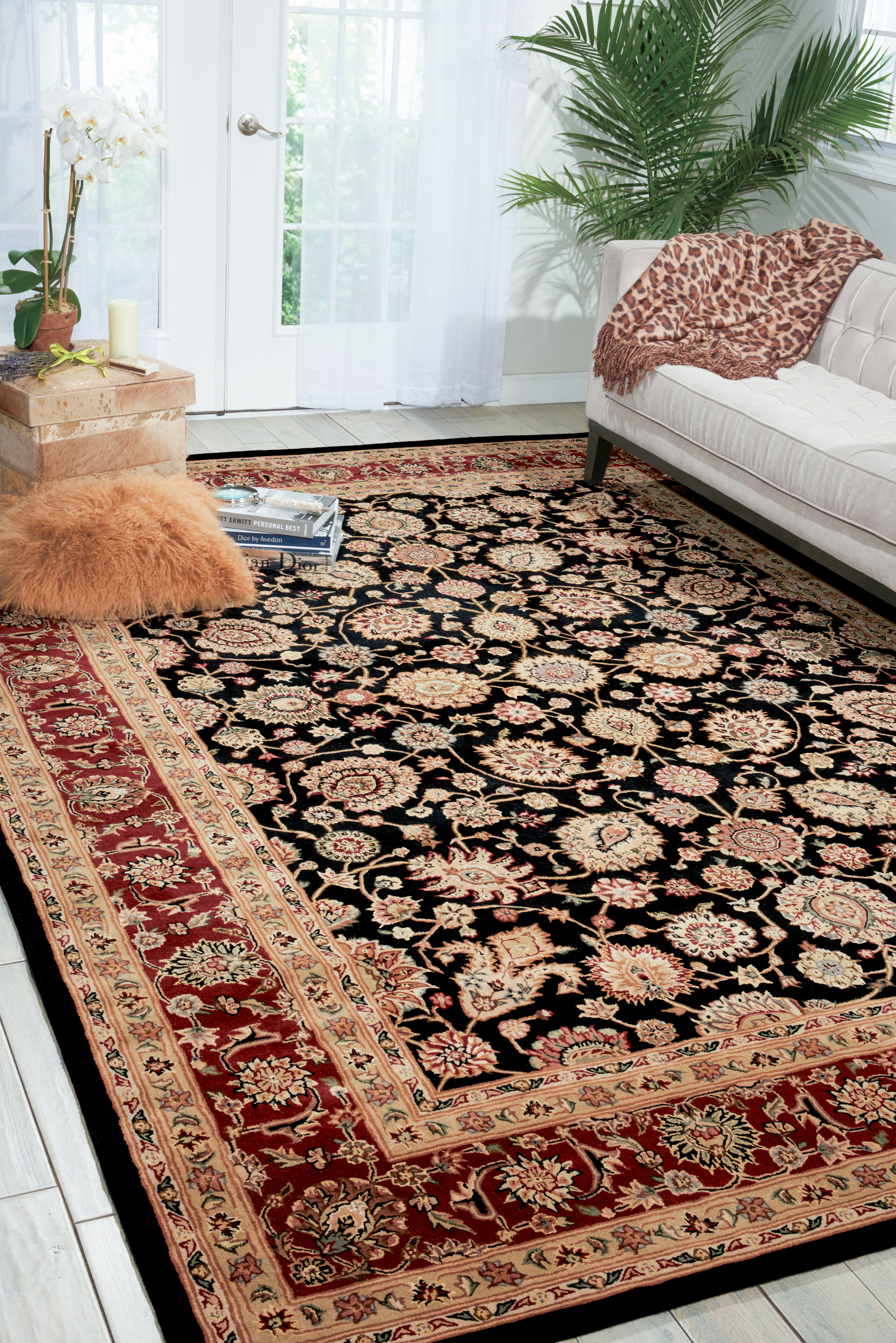 Nourison Nourison 2000 8'6" x 11'6" Black Traditional Indoor Rug