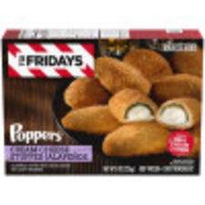 TGI Fridays Cream Cheese Stuffed Jalapeno Poppers, 8 oz Box