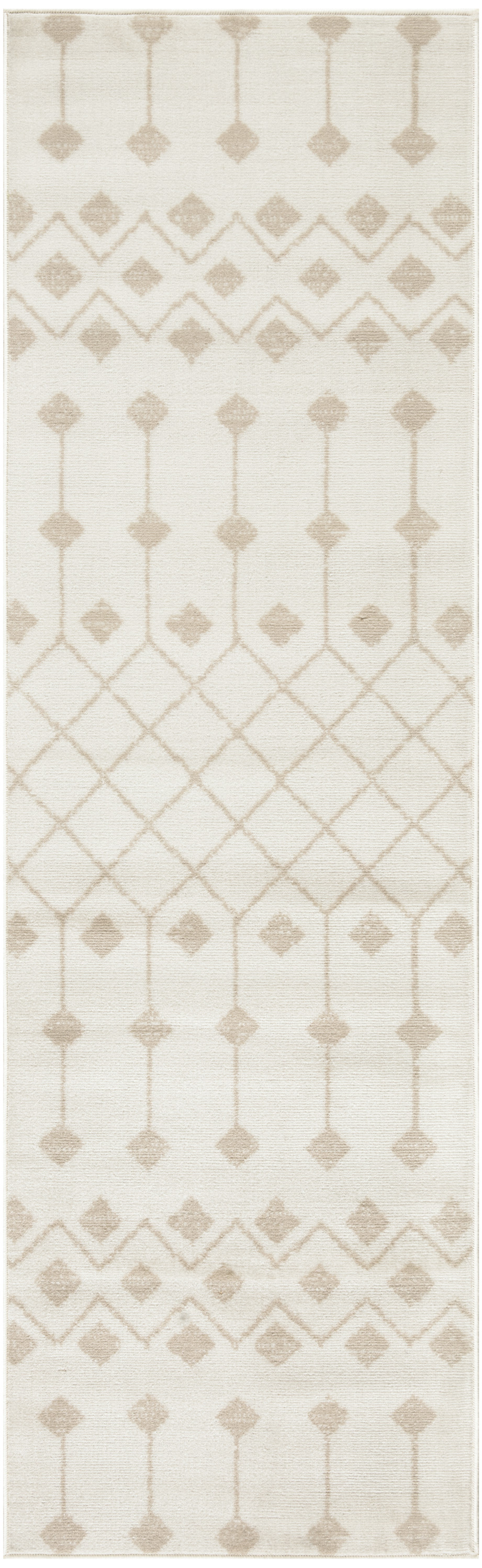 Nourison Grafix 2' x 6' Ivory Beige Bohemian Indoor Rug