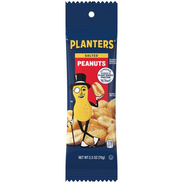 PLANTERS(r) Salted Peanuts 45/2.5oz . C1CB - Front Center Inner Pack (Hi Res)