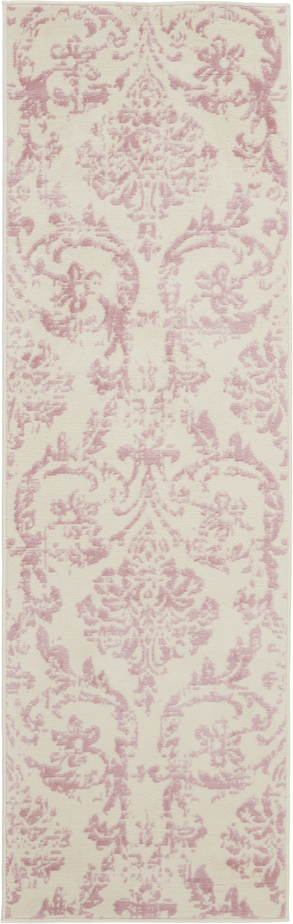 Nourison Jubilant 2' x 6' Ivory Pink Vintage Indoor Rug