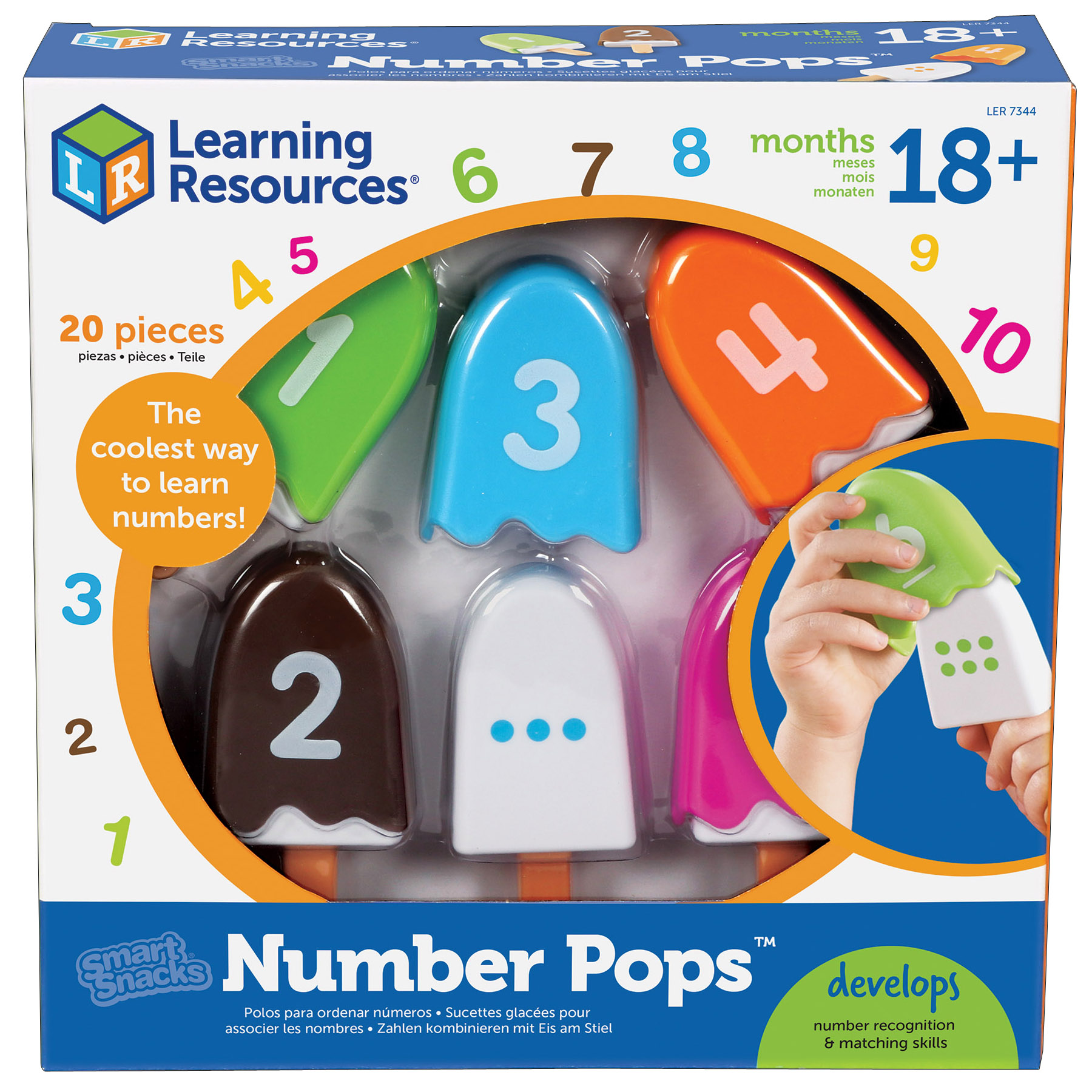 Learning Resources Smart Snacks NumberPOPS image number null