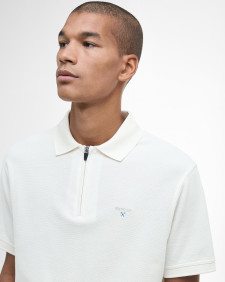 Wadworth Short-Sleeved Polo Shirt Whisper White