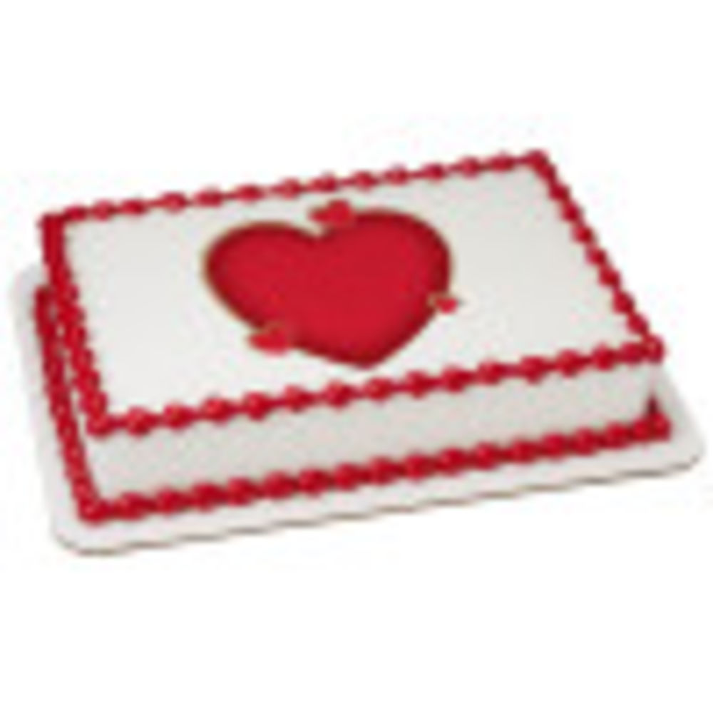 Image Cake Red Hearts