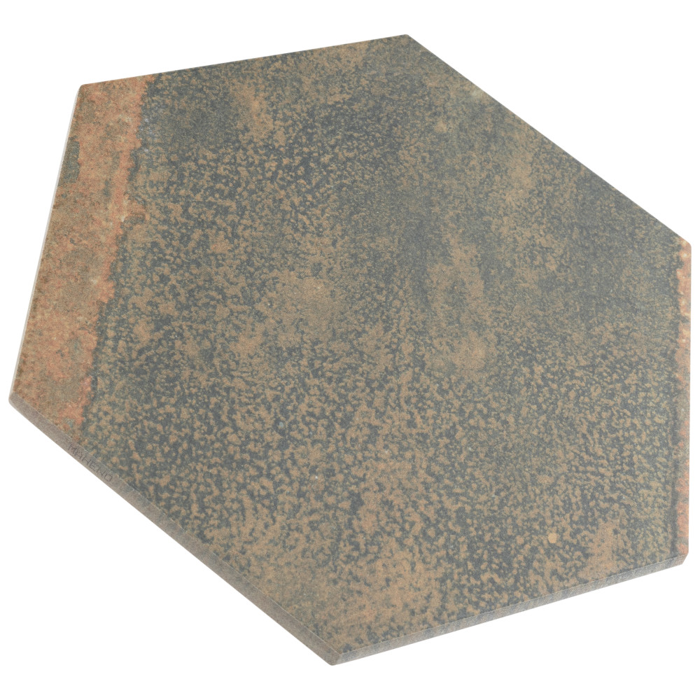 Maheno Hex Mix 8-5/8 in. x 9-7/8 in. Porcelain Floor and Wall Tile