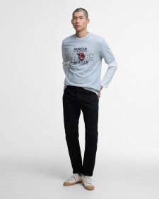 Giles Steve McQueen Graphic T-Shirt Grey Marl