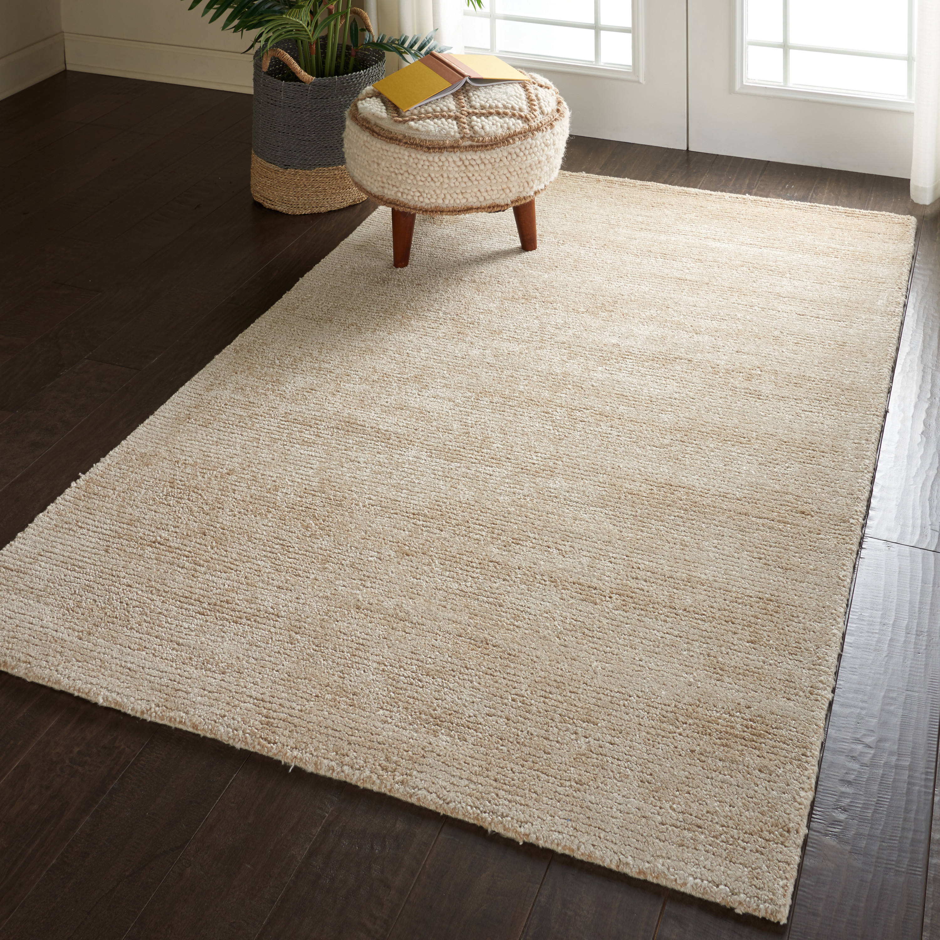 Nourison Weston 5'3" x 7'5" Linen Modern Indoor Rug