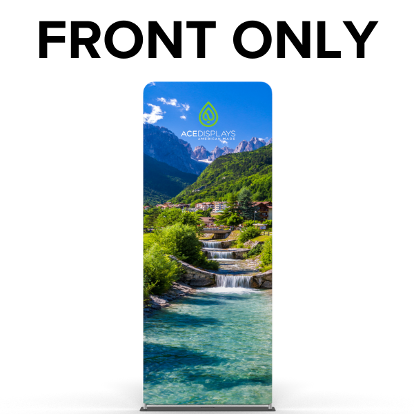 36in W x 90in H Single-Sided Graphic