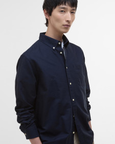 Dunand Oversized Long-Sleeved Oxford Shirt Classic Navy
