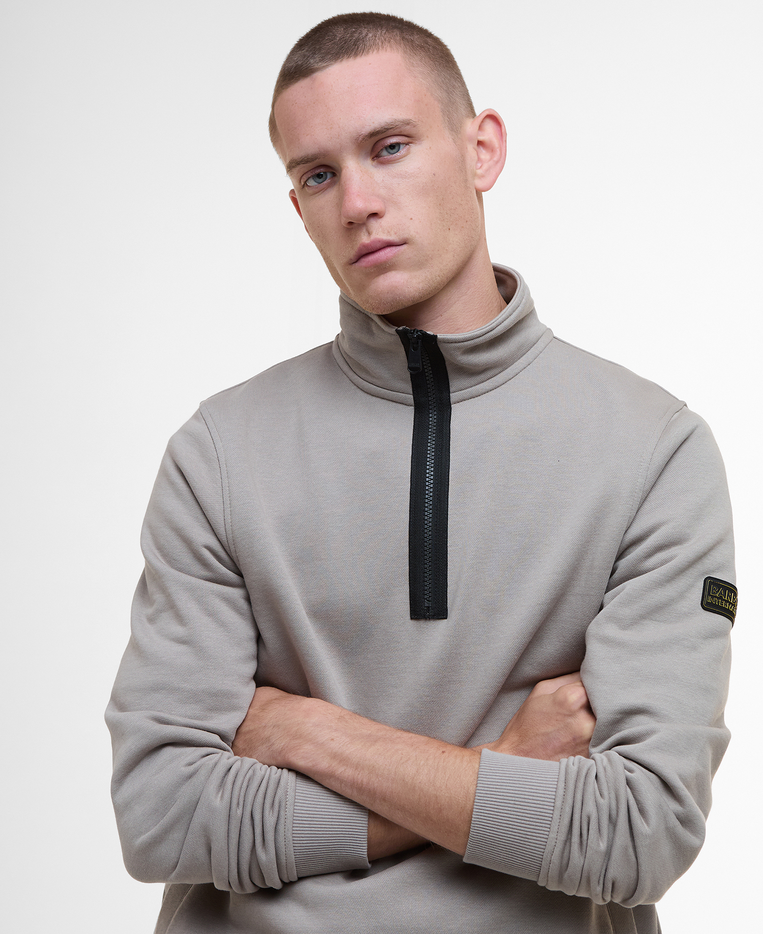 Outline Half-Zip Sweatshirt image number 3