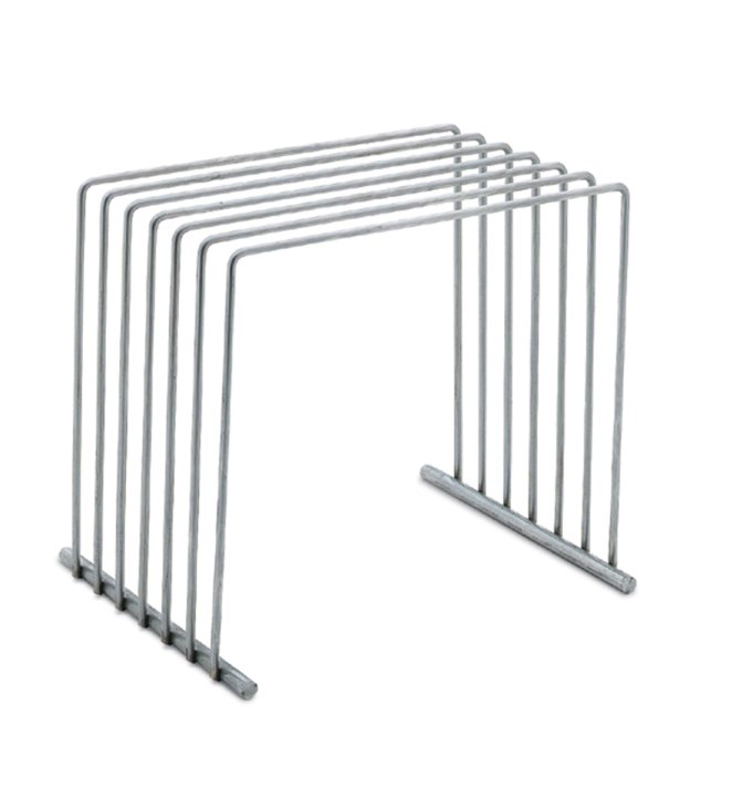 Stainless steel cutting board rack