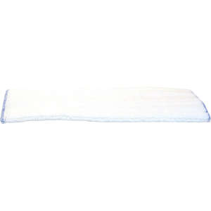 Hillyard, Trident®, Short Nap Microfiber Hook & Loop Mop, 18"W, White