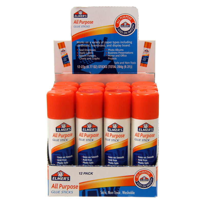 All+Purpose+Glue+Stick%2C+0.77+oz%2C+Pack+of+12