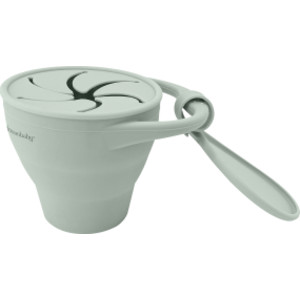 Silicone Pop-Up Snack Cup, Seafoam