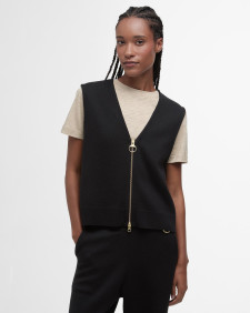 Maya Zip-Up Tank Top Classic Black