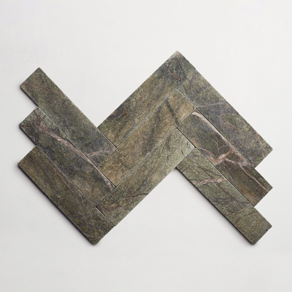 clé lapidary: pantry pavers | blade | tumbled | galician green 