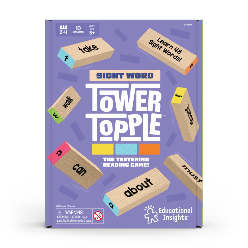 Sight Word Tower Topple Literacy Game