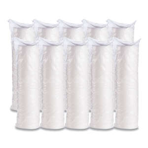Dart, Plastic Lids for Foam Cups, Bowls and Containers, Vented, Fits 6-14 oz, White,
