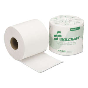 NSN8540005303770, AbilityOne®, SKILCRAFT, 1 ply, 4in Bath Tissue